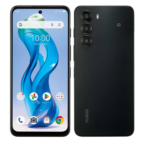 Sランク】SIMフリー nubia S 5G A403ZT ブラック 4549046148599