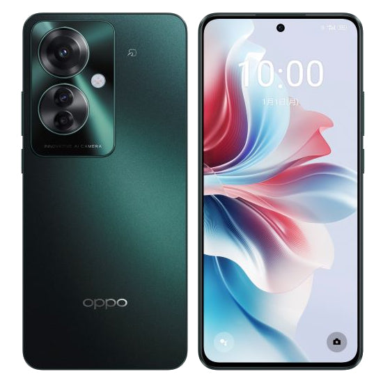 OPPO Reno11 A ワイモバイル版 A401OP ダークグリーン Nランク】Y!mobile版SIMフリー OPPO Reno11 A ダークグリーン