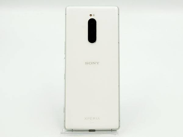 Dランク】SIMフリー SONY Xperia 1 SOV40SWA ホワイト au #7144