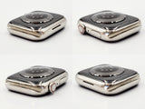 【Bランク】Apple Watch Series 7 GPS+Cellularモデル 45mm MKJV3J/A シルバーステンレススチールケース/スターライトスポーツバンド #6280