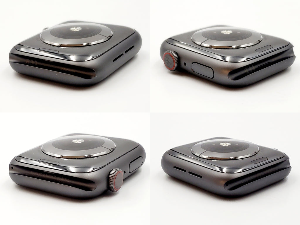 【Cランク】Apple Watch Series 4 GPS+Cellularモデル 44mm MTVU2J/A A2008 スペースグレイアルミニウムケース/ブラックスポーツバンド #7402