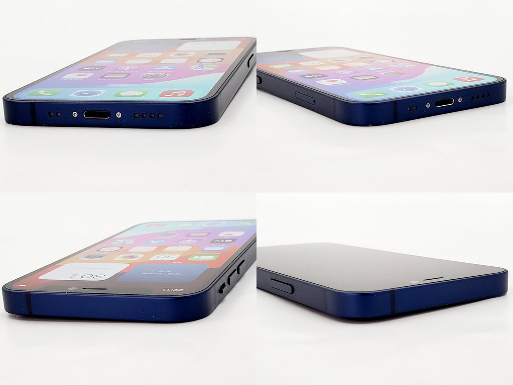 Cランク】SIMフリー iPhone12 mini 64GB ブルー MGAP3J/A A2398 ...