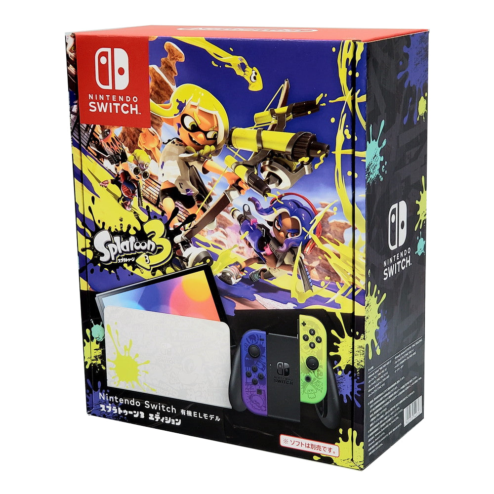 新品未開封品【Nランク】Nintendo Switch (有機ELモデル) スプラトゥーン3エディション ニンテンドースイッチ 本体 HEG –  パンダモバイル