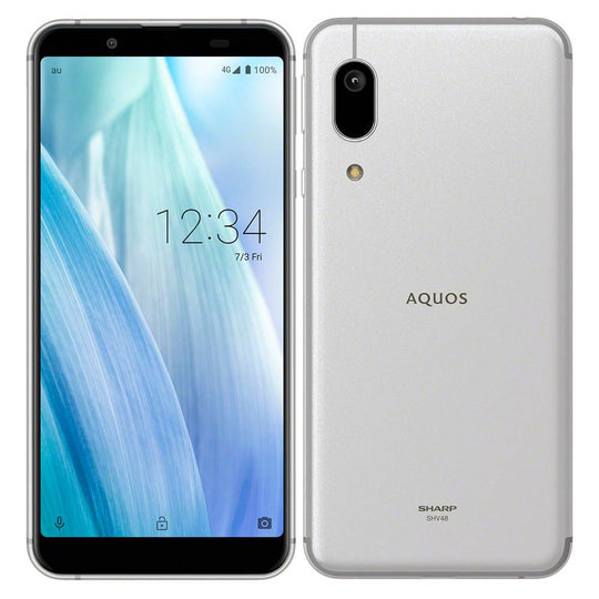 訳あり【Sランク】SIMフリー シャープ AQUOS sense3 basic 907SH シルバー Softbank 本体 4549046090034 ※外箱痛み