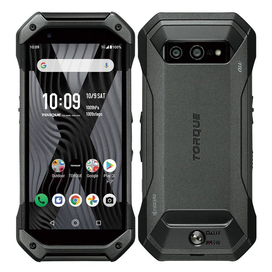 訳あり【Sランク】国内版SIMフリー TORQUE 5G KYG01SKA au ブラック 4941787082727 ※外箱痛み