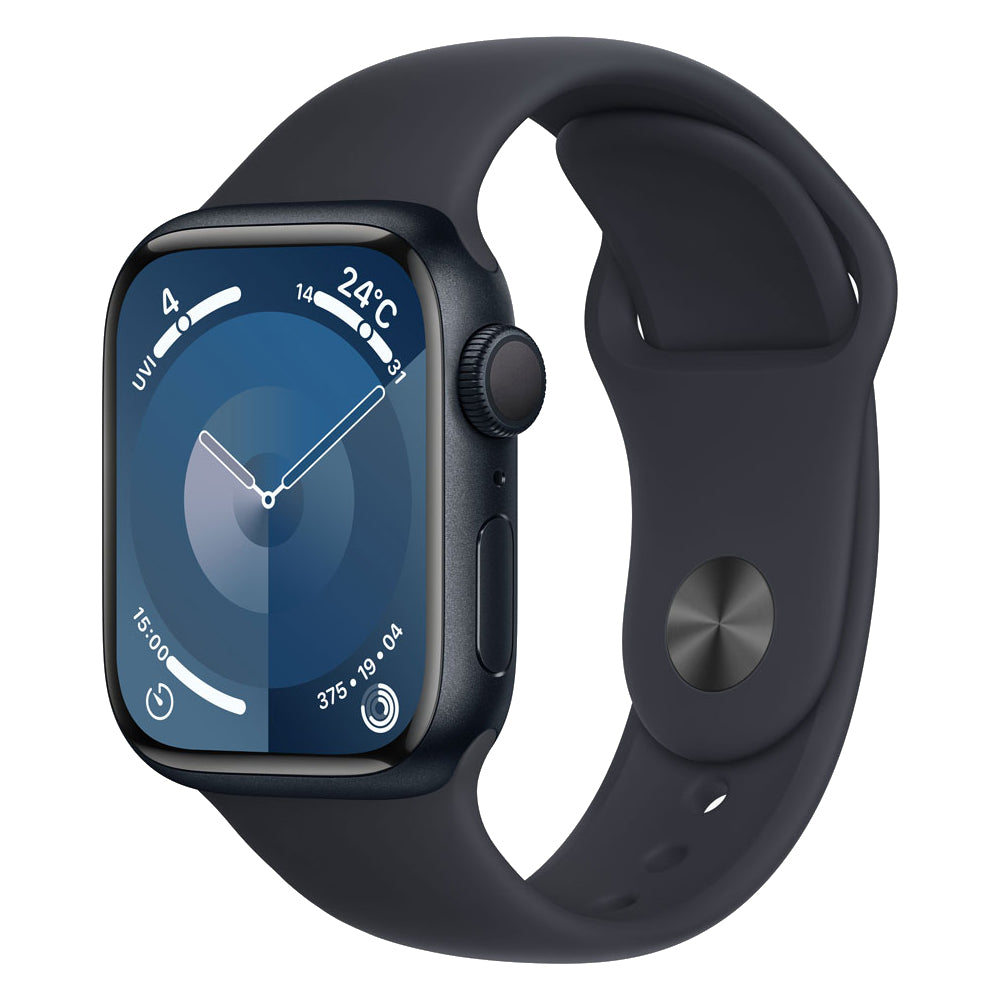【Nランク】Apple Watch Series 9 GPSモデル 41mm MR8X3J/A ミッドナイトアルミニウムケース/ミッドナイトスポーツバンド M/L A2978 4549995400915