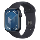 【Nランク】Apple Watch Series 9 GPSモデル 45mm MR9A3J/A ミッドナイトアルミニウムケース/ミッドナイトスポーツバンド M/L A2980 4549995400939
