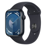 【Nランク】Apple Watch Series 9 GPSモデル 45mm MR993J/A ミッドナイトアルミニウムケース/ミッドナイトスポーツバンド S/M A2980 4549995400908