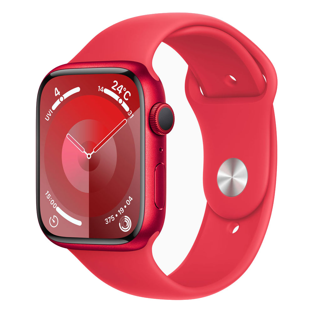 【Nランク】Apple Watch Series 9 GPSモデル 45mm MRXK3J/A (PRODUCT)REDアルミニウムケース/(PRODUCT)REDスポーツバンド M/L A2980 レッド 4549995420500