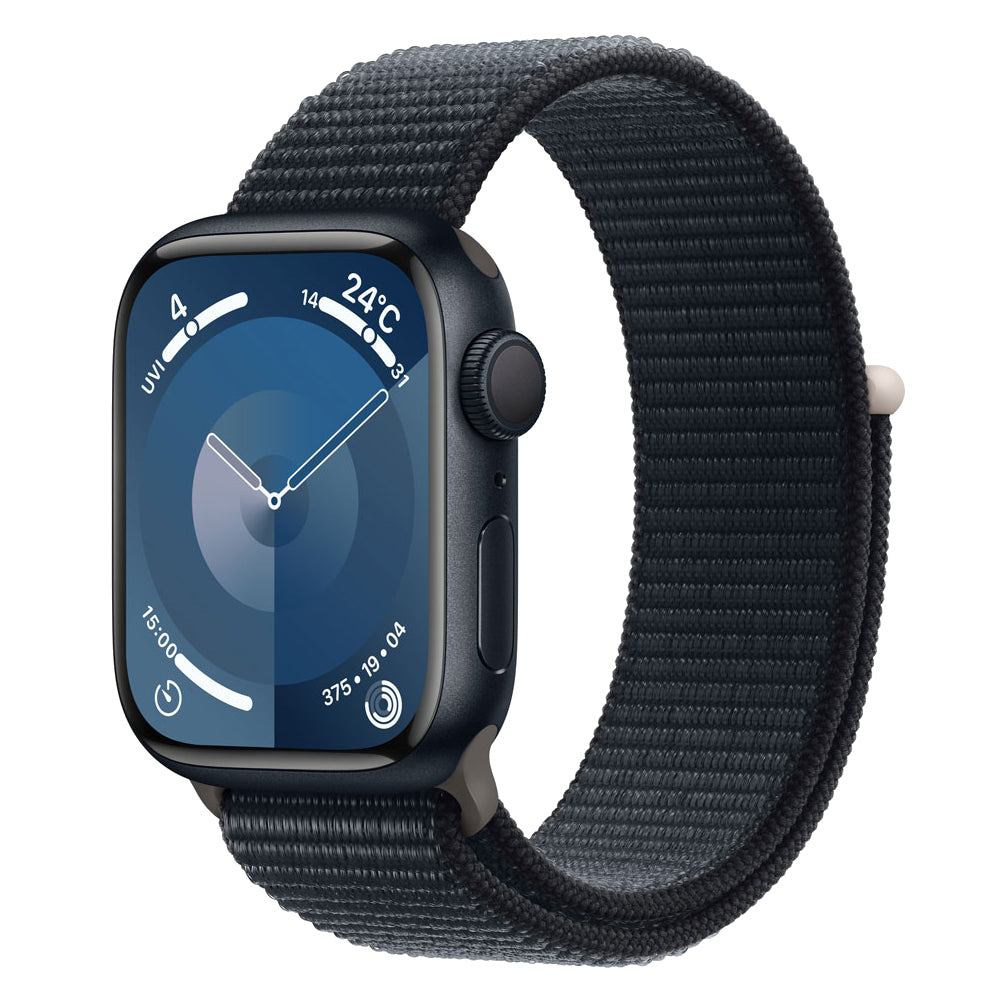 【Nランク】Apple Watch Series 9 GPSモデル 41mm MR8Y3J/A ミッドナイトアルミニウムケース/ミッドナイトスポーツループ A2978 4549995400922