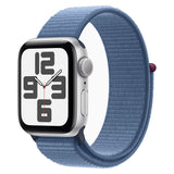 【Nランク】Apple Watch SE 第2世代 GPSモデル 40mm MRE33J/A シルバーアルミニウムケース/ウインターブルースポーツループ A2722 4549995398823
