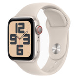 【Nランク】Apple Watch SE 第2世代 GPS+Cellularモデル 40mm MRFX3J/A スターライトアルミニウムケース/スターライトスポーツバンド S/M A2725 4549995399547