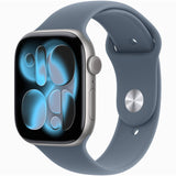 【Nランク】Apple Watch Series 11 GPSモデル 46mm MEW94J/A+MFGX4FE/A スペースグレイアルミニウムケース/アンカーブルースポーツバンド S/M A3333 4549995623284