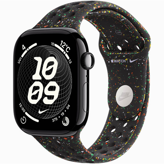 【Nランク】Apple Watch Series 11 GPSモデル 46mm MEW84J/A+MGC24FE/A ジェットブラックアルミニウムケース/ミッドナイトブラックナイキスポーツバンド S/M A3333 4549995623260
