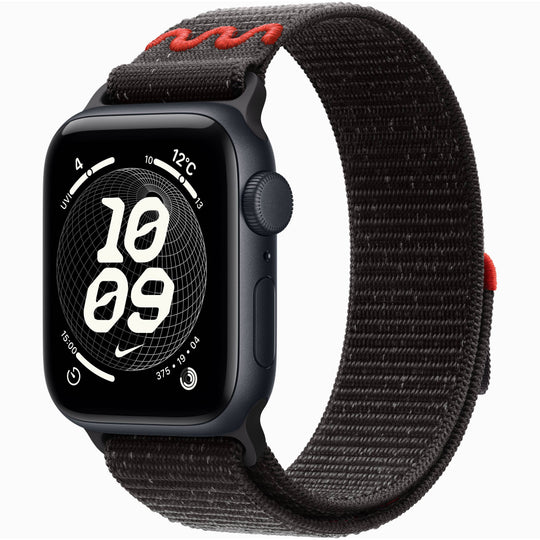 【Nランク】Apple Watch SE 3 GPSモデル 40mm MEHX4J/A+MGCP4FE/A ミッドナイトアルミニウムケース/ミッドナイトブラックナイキスポーツループ A3324 SE3 4549995615517