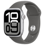 【Nランク】Apple Watch Series 10 GPSモデル 42mm MWWW3J/A+MXLH3FE/A シルバーアルミニウムケース/ストーングレイスポーツバンド M/L A2997 4549995501193