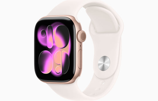 【Nランク】Apple Watch Series 11 GPSモデル 42mm MEU04J/A ローズゴールドアルミニウムケース/ライトブラッシュスポーツバンド S/M A3331 4549995622829