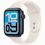 【Nランク】Apple Watch SE 3 GPSモデル 44mm MEP34J/A+MXM63FE/A ミッドナイトアルミニウムケース/スターライトスポーツバンド S/M A3325 SE3 4549995615531