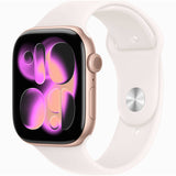 【Nランク】Apple Watch Series 11 GPSモデル 46mm MEV74J/A ローズゴールドアルミニウムケース/ライトブラッシュスポーツバンド M/L A3333 4549995623086