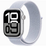 【Nランク】Apple Watch Series 10 GPSモデル 42mm MWWD3J/A シルバーアルミニウムケース/ブルークラウドスポーツループ A2997 4136805501032