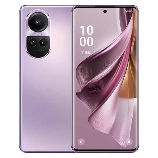 【Nランク】SIMフリー OPPO Reno10 Pro 5G グロッシーパープル CPH2541 4580038879640