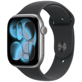 【Nランク】Apple Watch Series 11 GPSモデル 42mm MEQW4J/A スペースグレイアルミニウムケース/ブラックスポーツバンド S/M A3331 4549995622768