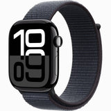 【Nランク】Apple Watch Series 10 GPSモデル 46mm MWWR3J/A ジェットブラックアルミニウムケース/インクスポーツループ A2999 4549995501155