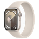 【Nランク】Apple Watch Series 9 GPSモデル 41mm MR9K3J/A+MTA23FE/A スターライトアルミニウムケース/スターライトソロループ Size6 A2978 4549995400809