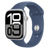 【Nランク】Apple Watch Series 10 GPSモデル 46mm MWWM3J/A シルバーアルミニウムケース/デニムスポーツバンド M/L A2999 4549995501117