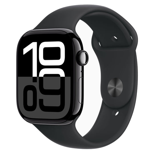 【Nランク】Apple Watch Series 10 GPSモデル 46mm MWWQ3J/A ジェットブラックアルミニウムケース/ブラックスポーツバンド M/L A2999 4549995501148