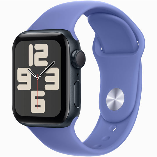 【Nランク】Apple Watch SE 第2世代 GPSモデル 40mm MA9A4J/A+MDRU4FE/A ミッドナイトアルミニウムケース/ペリウィンクルスポーツバンド S/M A2722 4549995541496