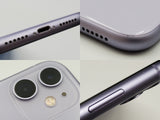 【Cランク】SIMフリー iPhone11 128GB パープル MWM52J/A #7341
