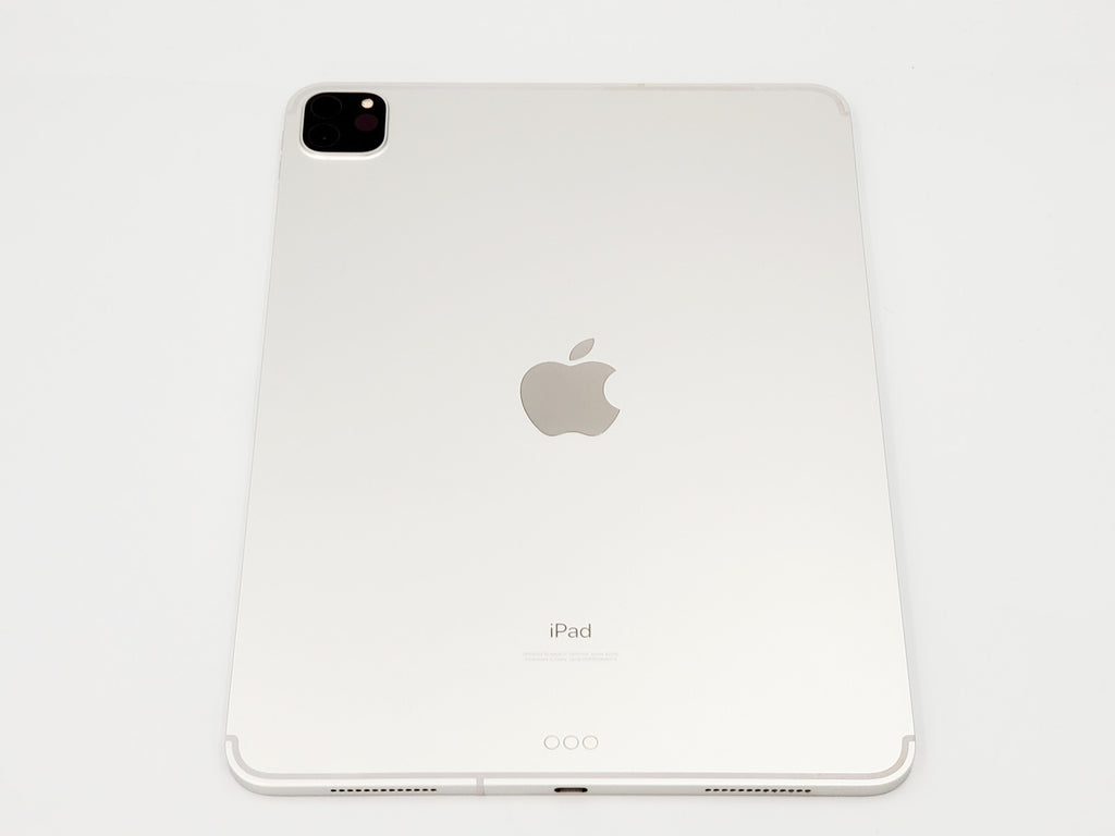 【Bランク】SIMフリー iPad Pro 11インチ 第2世代 Wi-Fi+Cellular 128GB シルバー MY2W2J/A Apple  A2230 2020年春モデル #7808