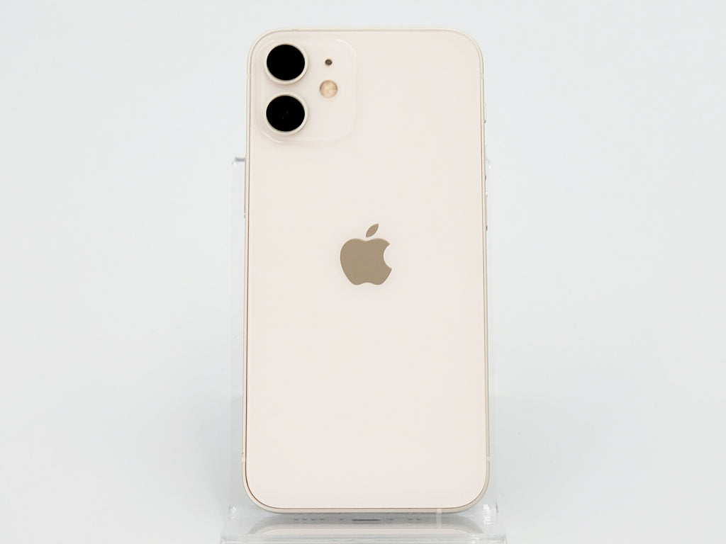 【Bランク】SIMフリー iPhone12 mini 64GB ホワイト MGA63J/A #0079