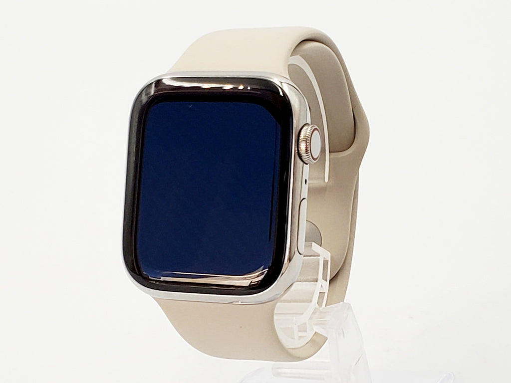 Apple Watch 7 45MM セルラー シルバーステンレススティール