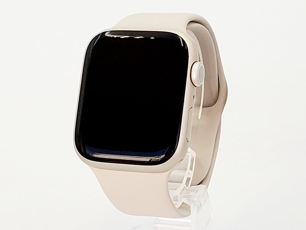 Bランク】Apple Watch Series 7 GPSモデル 45mm MKN63J/A スターライト