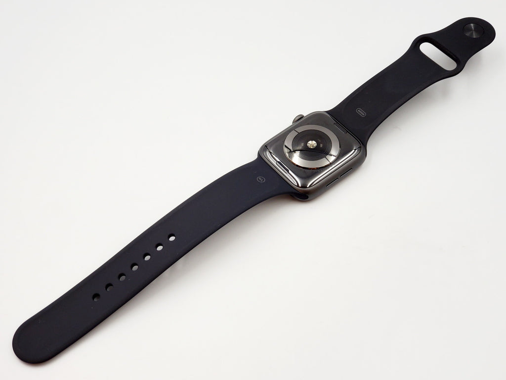 【Cランク】Apple Watch Series 4 GPS+Cellularモデル 44mm MTVU2J/A A2008 スペースグレイアルミニウムケース/ブラックスポーツバンド #7402