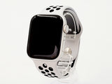 【Cランク】Apple Watch Nike SE GPSモデル 44mm MYYH2J/A シルバーアルミニウムケース・ピュアプラチナム/ブラックNikeスポーツバンド A2352 #G41UUQ1MY