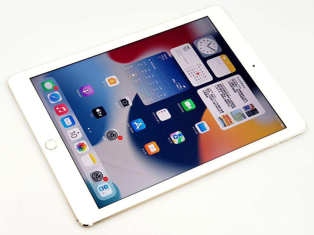 【Bランク】docomo版 iPad Air2 Wi-Fi+Cellular 64GB ゴールド MH172J/A Apple A1567 #8147
