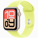【Nランク】Apple Watch SE 3 GPSモデル 44mm MEP04J/A+MFGV4FE/A ネオンイエローアルミニウムケース/スターライトスポーツバンド S/M A3324 4549995615524