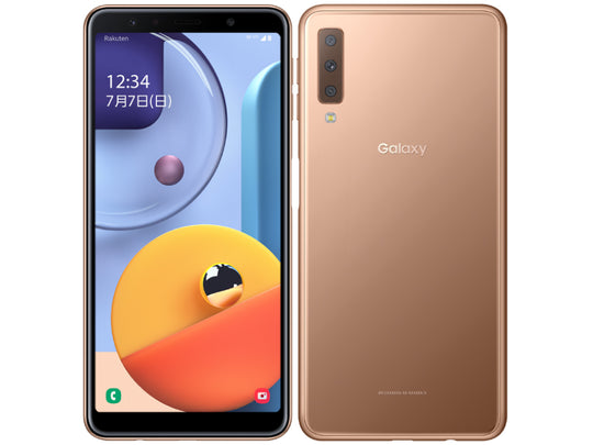 【Nランク】楽天版SIMフリー Galaxy A7 SM-A750C ゴールド SAMUSUNG 4986773190123 新宿店在庫