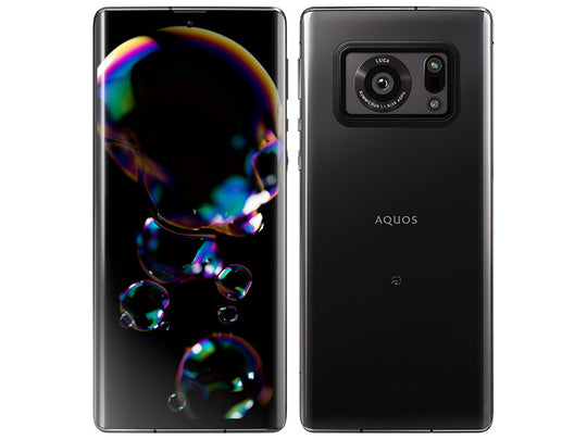 【Sランク】SIMフリー シャープ AQUOS R6 SH-M22 ブラック Leica 本体 4974019206288 新宿店在庫