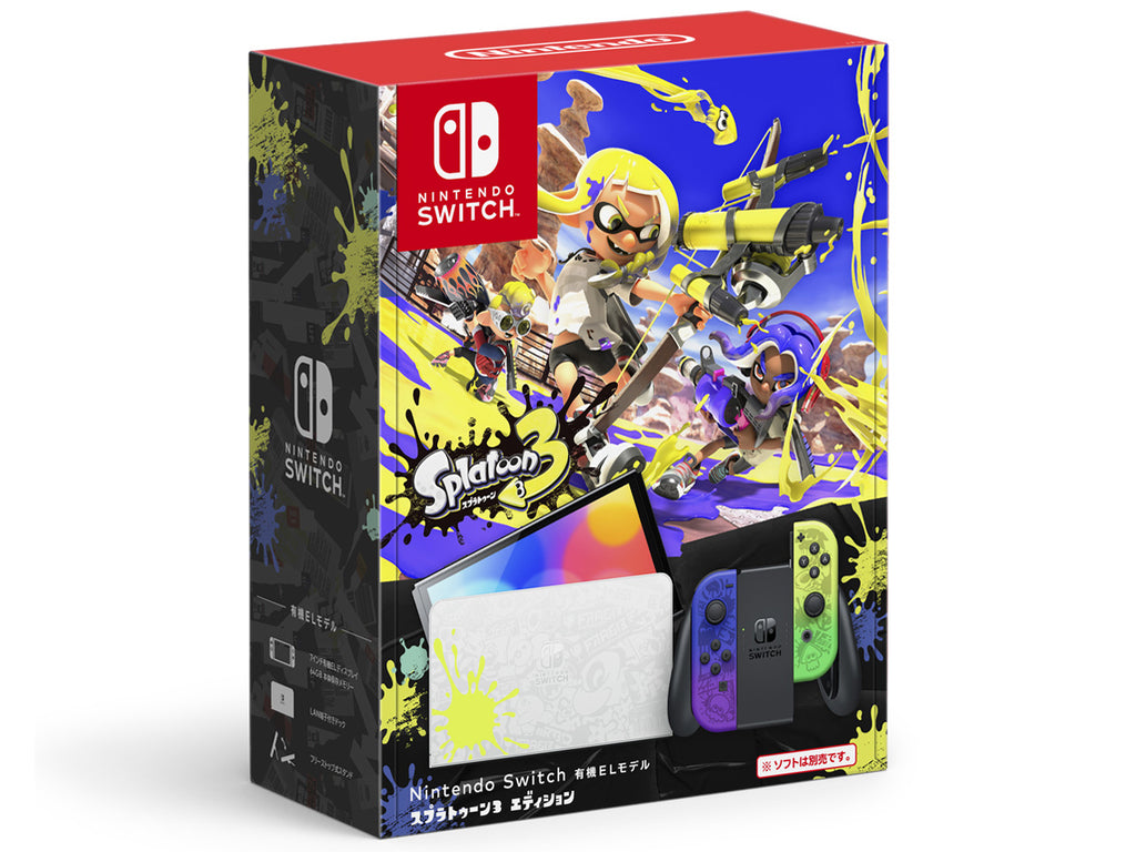 新品未開封品【Nランク】Nintendo Switch (有機ELモデル) スプラトゥーン3エディション ニンテンドースイッチ 本体  HEG-S-KCAAA 4902370549706 新宿店在庫