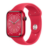 【Nランク】Apple Watch Series 8 GPSモデル 45mm MNP43J/A (PRODUCT)REDアルミニウムケース/(PRODUCT)REDスポーツバンド レッド A2771
