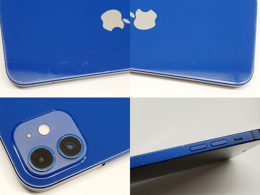 【Cランク】SIMフリー iPhone12 128GB ブルー MGHX3J/A #4194
