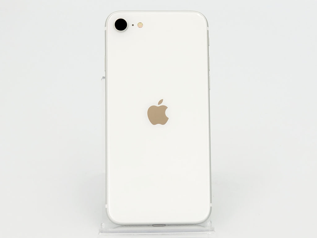 【Cランク】SIMフリー iPhoneSE (第2世代) 128GB ホワイト MHGU3J/A #7286