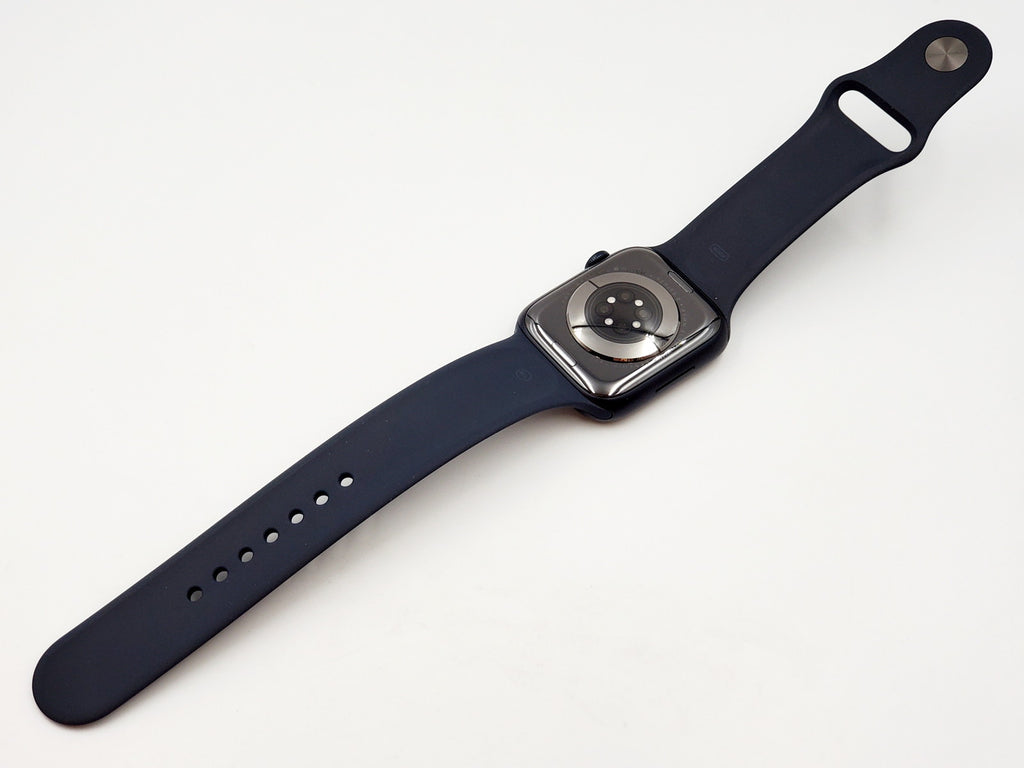 【Aランク】Apple Watch Series 8 GPSモデル 45mm MNP13J/A ミッドナイトアルミニウムケース/ミッドナイトスポーツバンド #DR26PT93